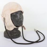 Pre-WW2 D Lewis Pattern Flying Helmet with Gosport Tubes