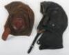 WW2 US Flying Helmet and One Other