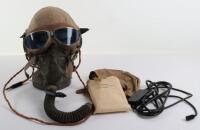 WW2 US Army Air Force Flying Helmet and Oxygen Mask