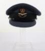 RAF Officers Peaked Service Dress Cap in Box and Vintage RAF Hat Tin - 2