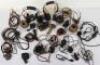 WW2 RAF Flying Helmet Headphone and Parts - 3