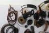 WW2 RAF Flying Helmet Headphone and Parts - 5