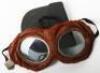 Pairs of Early Aviation / Motoring Goggles - 5