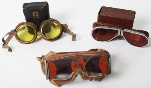Early Aviation/Motoring Goggles