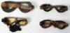 Four Pairs of Aviators Flying Goggles - 6