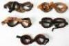 Five Pairs of Aviators Flying Goggles - 7