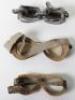 Three Pairs of Aviators Flying Goggles - 6