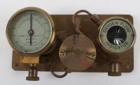 Vintage Atmosphere Pressure / Oxygen Control Panel