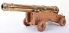 Fine Quality Modern Model of a Ships Cannon