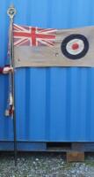 Royal Air Force Ceremonial Ensign on Pole