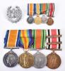 Great War and WW2 Special Constabulary Medal Group of Four