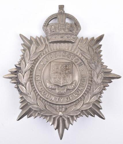 Post 1908 13th (Kensington) County of London Regiment Helmet Plate