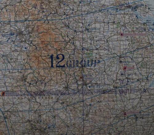 1936 RAF Large Operations Room Map