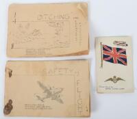 WW1 RFC Postcard and US Books