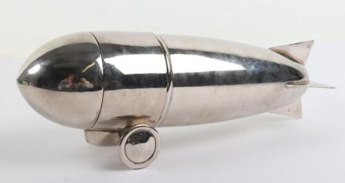 Art Deco Zeppelin Cocktail Shaker