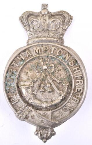 Victorian 1st Northamptonshire Rifle Volunteers Headdress Badge