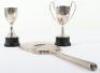 RAF Silver Trophies and Dressing Table Mirror - 7