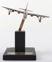 Hallmarked Silver Desk Model of Short Sunderland Flying Boat