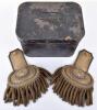 Scarce Victorian Royal Naval Artillery Volunteers Officers Full Dress Epaulettes - 2