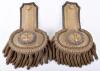 Scarce Victorian Royal Naval Artillery Volunteers Officers Full Dress Epaulettes - 3