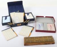 RAF Boxed Playing Card Sets and Cribbage Board