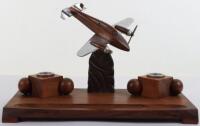 Desk Aeroplane Writing Ornament