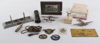 Desk Model Aircraft and other Militaria