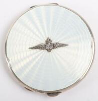 RAF Silver Enamel Compact