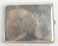 WW2 RAF Silver No 42 Squadron Cigarette Box