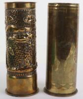 Aviation Trench Art Shell Cases