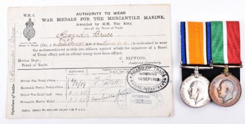 Great War Mercantile Marine Medal Pair