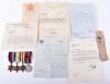 WW2 Merchant Navy Mentioned in Despatches Medal Group of Four of Second Officer A M Chapman, Who Earned a Commendation for Returning to his Burning Ship MV Empire Spenser to Rescue Members of the Crew Trapped in the Ship