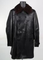 Swedish Military Leather Coat