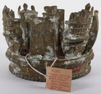 British Naval Ships Ducal Crown Recovered From a Ship Sunk Off of the Normandy Beaches in 1944