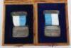 2x Sterling Silver Medals - Reviving the Ancient Soil of Israel - 2