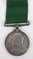 Edward VII Volunteer Force Long Service Medal 1st Volunteer Battalion Somerset Light Infantry