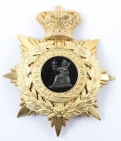 Victorian Norfolk Regiment Officers Home Service Helmet Plate