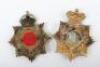 * Kings Own Scottish Borderers and The Welsh Regiment Other Ranks Helmet Plates - 2