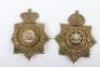 * South Staffordshire Regiment and Cheshire Regiment Other Ranks Helmet Plates