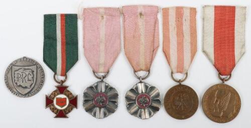 6x Polish Republic Military Medals