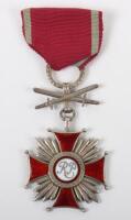 Polish Cross of Merit 2nd Type 2nd Class with Swords