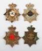 * 4x Victorian Other Ranks Helmet Plates - 2