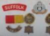 WW2 Suffolk Regiment Badge Grouping - 2