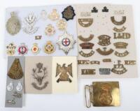 Selection of British Regimental Badges and Insignia