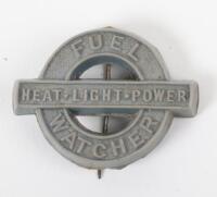 WW2 British Home Front Fuel Watchers Badge