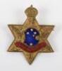 Gilt Metal ANZAC Lapel Badge of Victoria Cross Interest