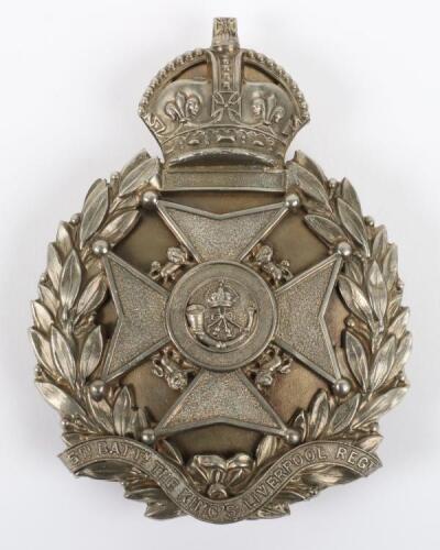 5th Volunteer Battalion Kings Liverpool Regiment Officers Cross Belt Plate