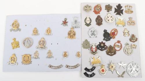 Two Display Boards of British Regimental Badges