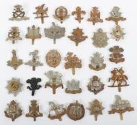 30x British Regimental Cap Badges