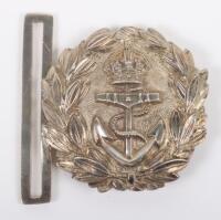 Great War Hallmarked Silver Royal Navy Officers Waist Belt Clasp